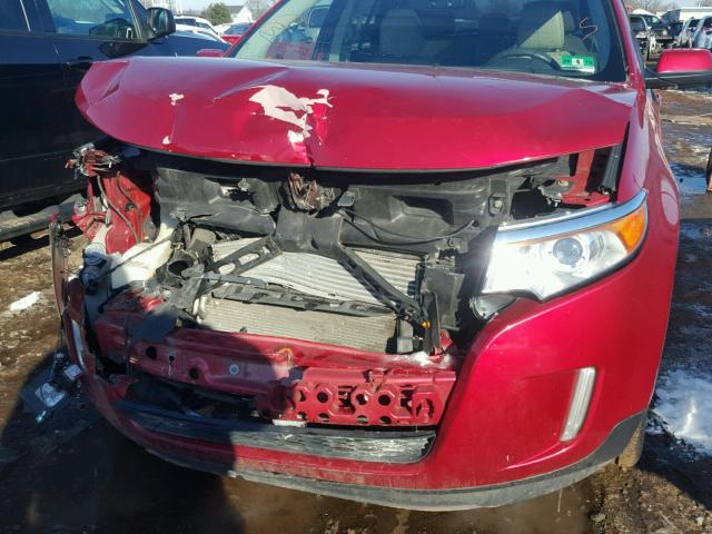 2FMDK3K90CBA55474 - 2012 FORD EDGE LIMIT RED photo 9