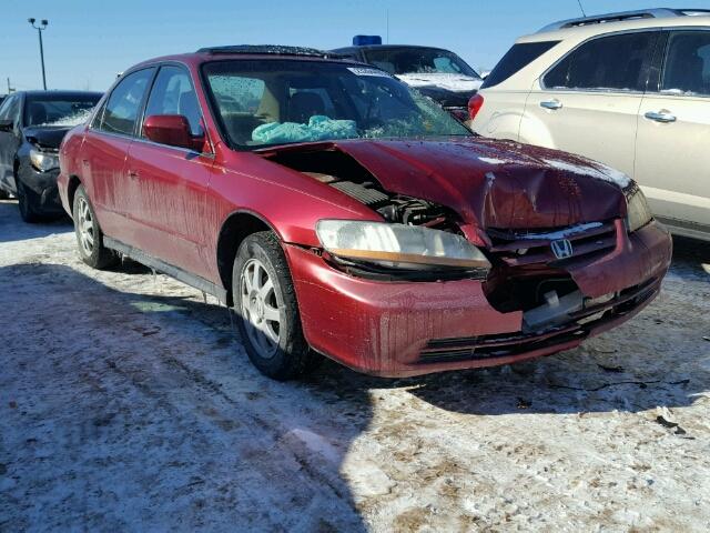 1HGCG56772A069339 - 2002 HONDA ACCORD SE BURGUNDY photo 1