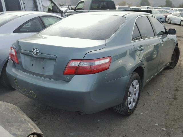 4T1BE46K57U525399 - 2007 TOYOTA CAMRY NEW GREEN photo 4