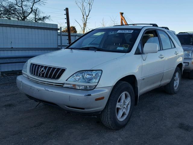 JTJHF10U230294996 - 2003 LEXUS RX 300 WHITE photo 2