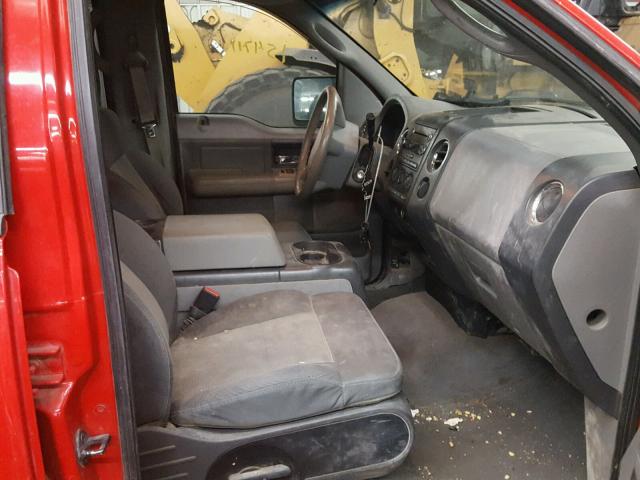 1FTPW12548KC85555 - 2008 FORD F150 SUPER RED photo 5