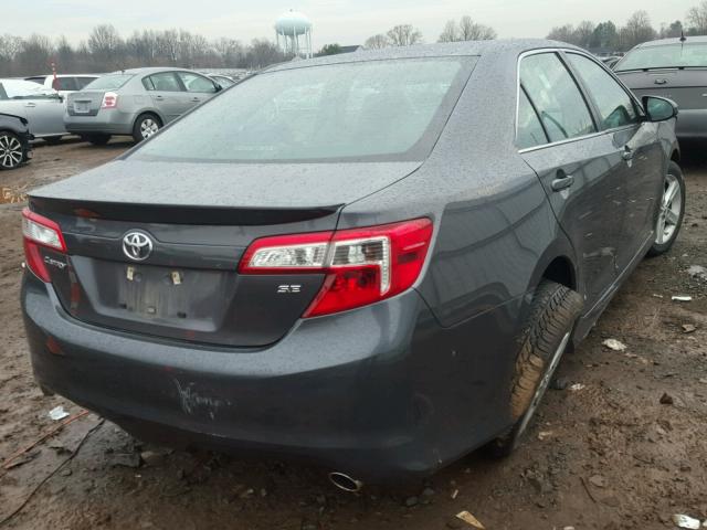 4T1BF1FK3EU311455 - 2014 TOYOTA CAMRY L GRAY photo 4