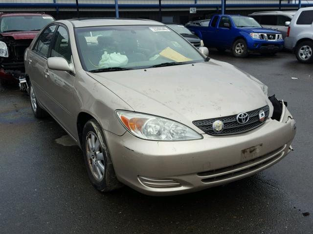 JTDBE30KX20066961 - 2002 TOYOTA CAMRY LE TAN photo 1