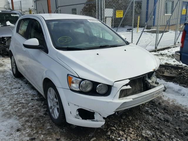 1G1JC6SH3C4150918 - 2012 CHEVROLET SONIC LT WHITE photo 1