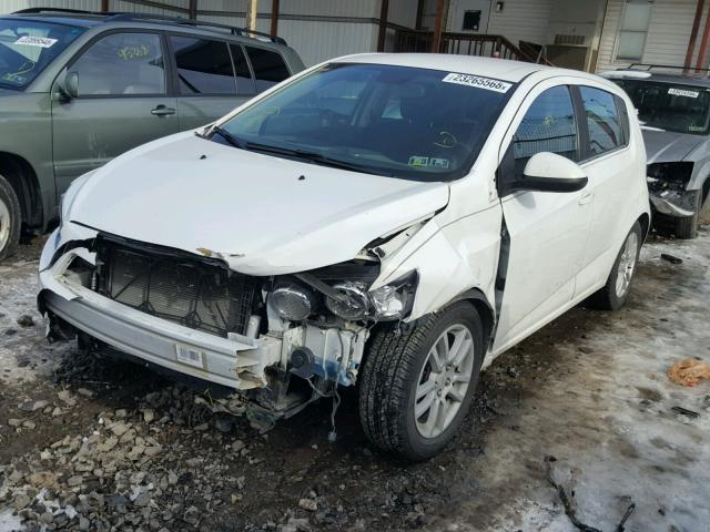 1G1JC6SH3C4150918 - 2012 CHEVROLET SONIC LT WHITE photo 2