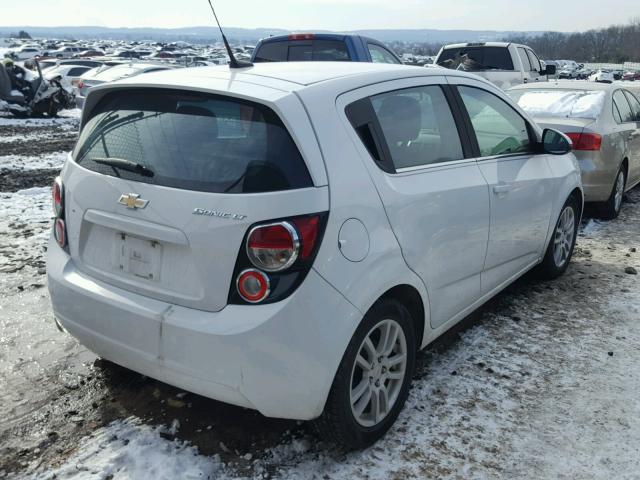 1G1JC6SH3C4150918 - 2012 CHEVROLET SONIC LT WHITE photo 4