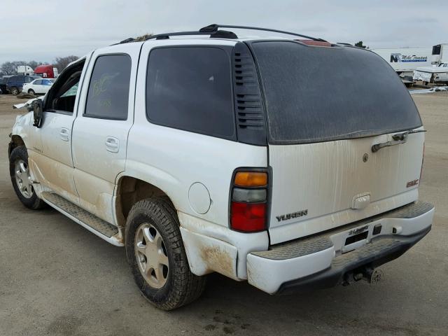 1GKEK63U05J136622 - 2005 GMC YUKON DENA WHITE photo 3