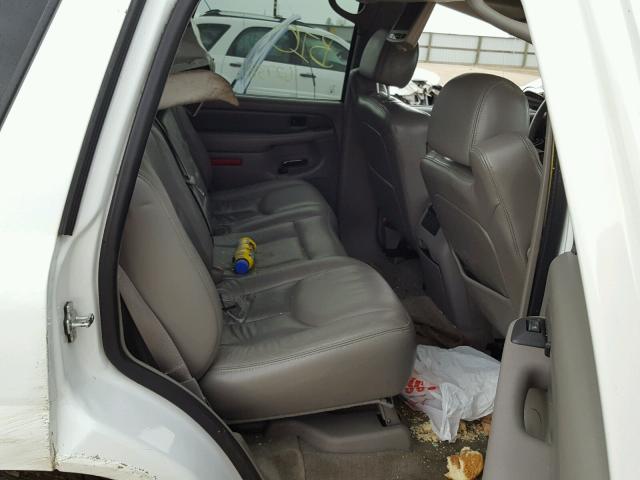 1GKEK63U05J136622 - 2005 GMC YUKON DENA WHITE photo 6