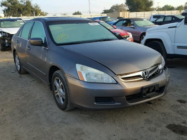 1HGCM56706A054583 - 2006 HONDA ACCORD EX GRAY photo 1