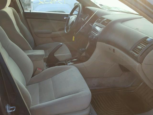 1HGCM56706A054583 - 2006 HONDA ACCORD EX GRAY photo 5