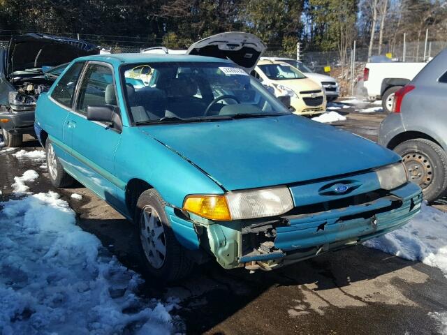 1FARP11J7RW132270 - 1994 FORD ESCORT LX GREEN photo 1