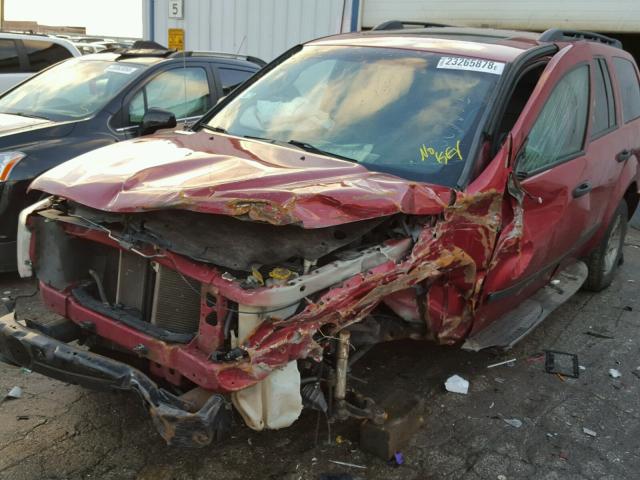 1D4HB48N06F171618 - 2006 DODGE DURANGO SL BURGUNDY photo 2