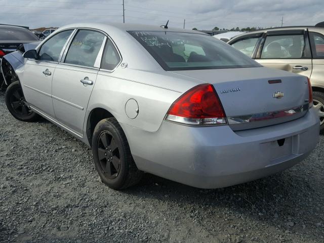 2G1WT58K379164419 - 2007 CHEVROLET IMPALA LT SILVER photo 3