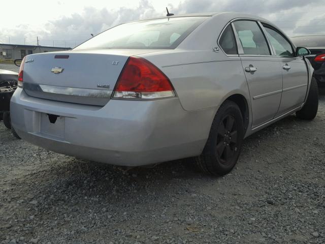 2G1WT58K379164419 - 2007 CHEVROLET IMPALA LT SILVER photo 4