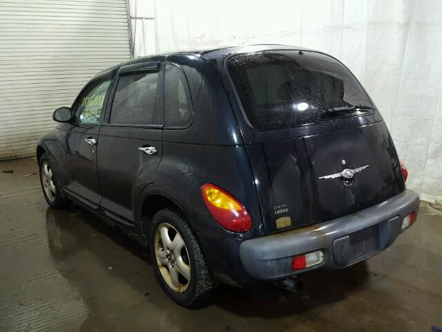 3C4FY4BB61T617075 - 2001 CHRYSLER PT CRUISER BLACK photo 3