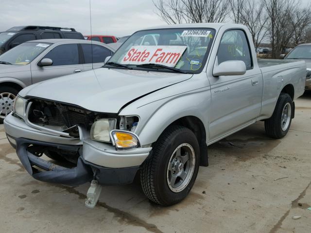 5TENL42N83Z227177 - 2003 TOYOTA TACOMA SILVER photo 2