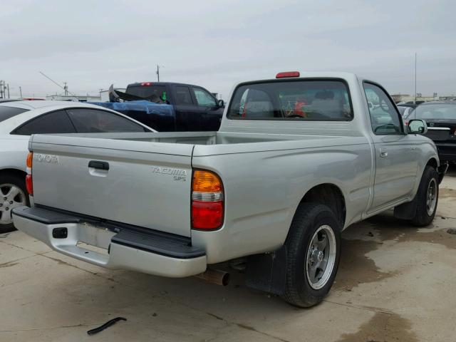 5TENL42N83Z227177 - 2003 TOYOTA TACOMA SILVER photo 4