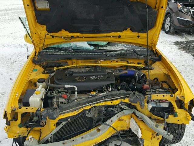 3N1AB51D34L733104 - 2004 NISSAN SENTRA SE- YELLOW photo 7