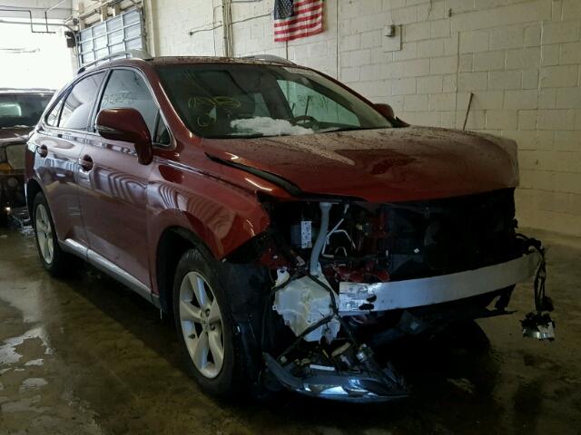 2T2BK1BAXCC152212 - 2012 LEXUS RX 350 MAROON photo 1