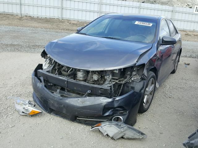 4T1BF1FK7DU714854 - 2013 TOYOTA CAMRY L GRAY photo 2