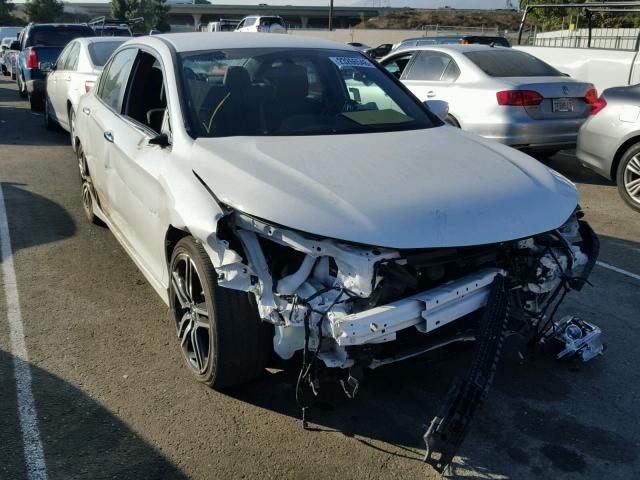 1HGCR2F16HA164780 - 2017 HONDA ACCORD SPO WHITE photo 1