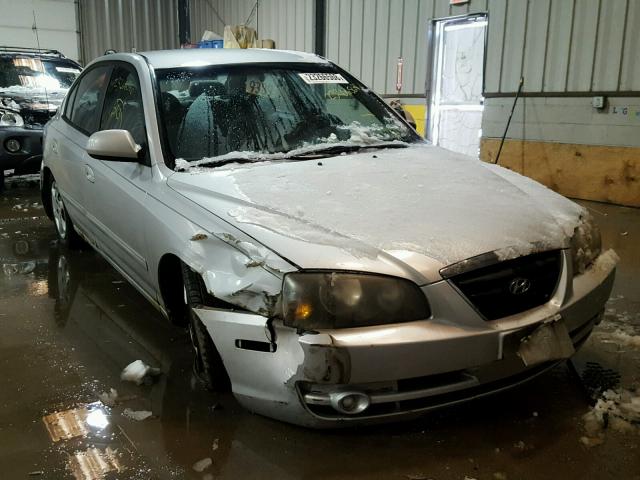 KMHDN46D14U741112 - 2004 HYUNDAI ELANTRA GL SILVER photo 1