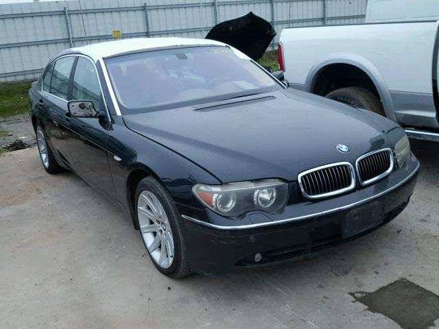 WBAGN63462DR07748 - 2002 BMW 745 LI BLACK photo 1
