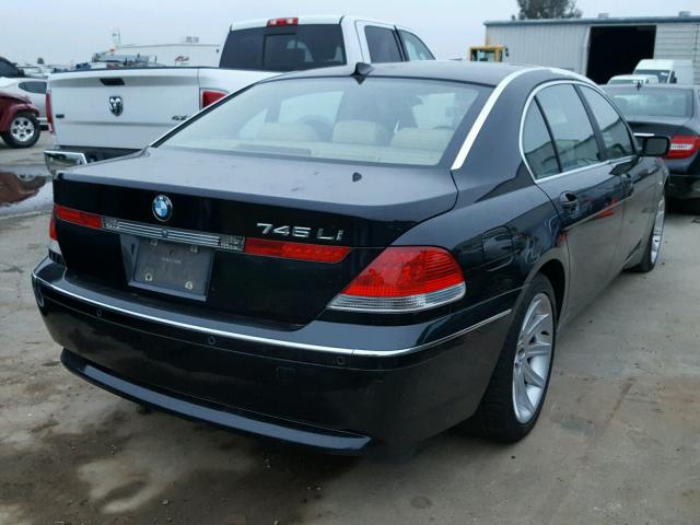 WBAGN63462DR07748 - 2002 BMW 745 LI BLACK photo 4