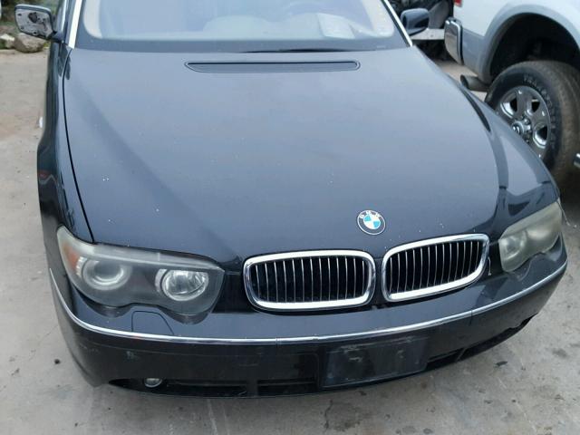 WBAGN63462DR07748 - 2002 BMW 745 LI BLACK photo 7