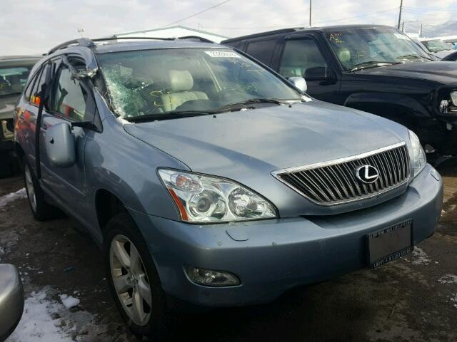 JTJHA31U740033390 - 2004 LEXUS RX 330 BLUE photo 1