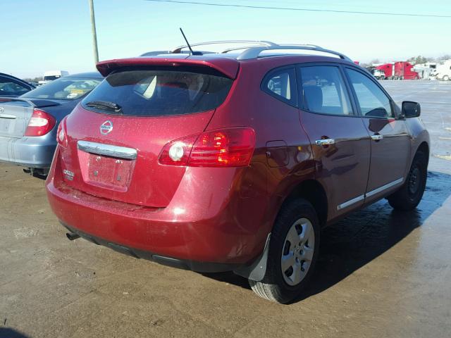 JN8AS5MT3FW672483 - 2015 NISSAN ROGUE SELE RED photo 4