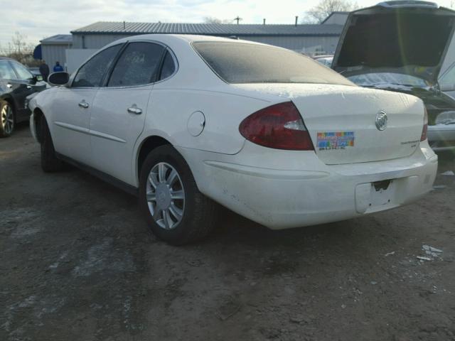 2G4WC582871135726 - 2007 BUICK LACROSSE C WHITE photo 3