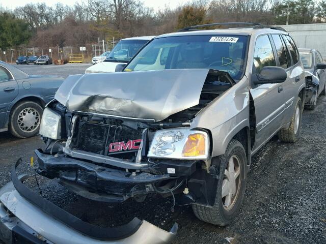 1GKDT13S522463176 - 2002 GMC ENVOY BEIGE photo 2