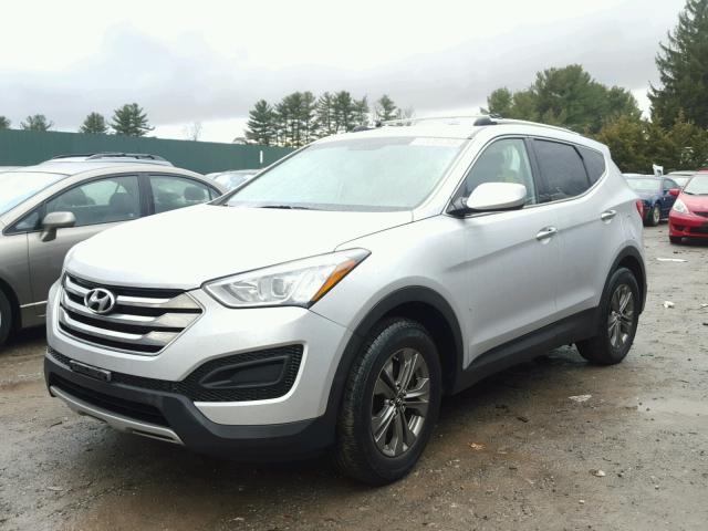 5XYZT3LB5DG121667 - 2013 HYUNDAI SANTA FE S SILVER photo 2