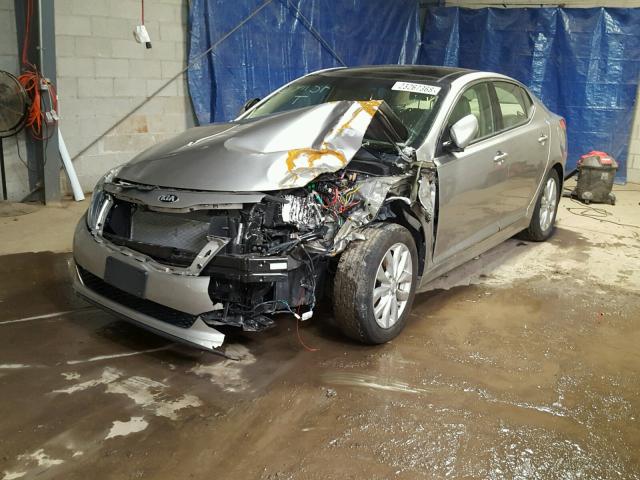 5XXGN4A78EG267802 - 2014 KIA OPTIMA EX SILVER photo 2