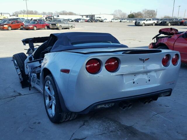 1G1YV3DW7C5103193 - 2012 CHEVROLET CORVETTE G SILVER photo 3