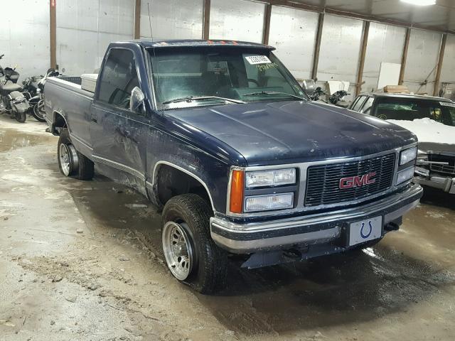 1GTEK14K2PZ541297 - 1993 GMC SIERRA K15 BLUE photo 1