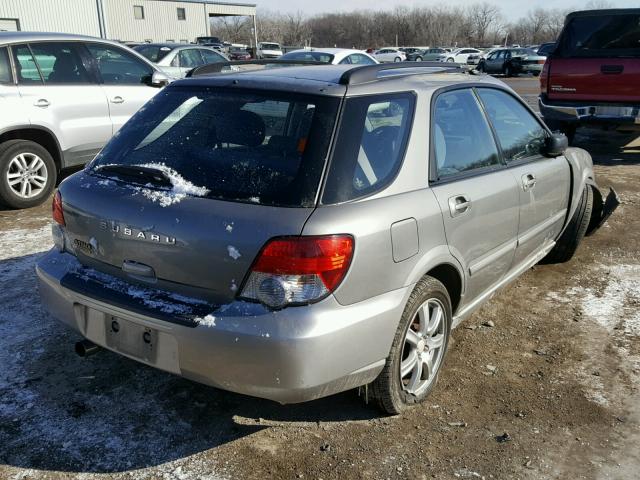 JF1GG68555H817038 - 2005 SUBARU IMPREZA OU SILVER photo 4