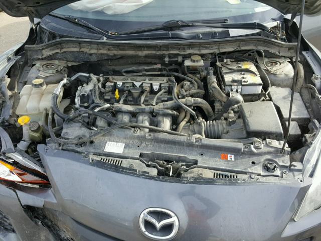 JM1BL1VP5D1825303 - 2013 MAZDA 3 I GRAY photo 7