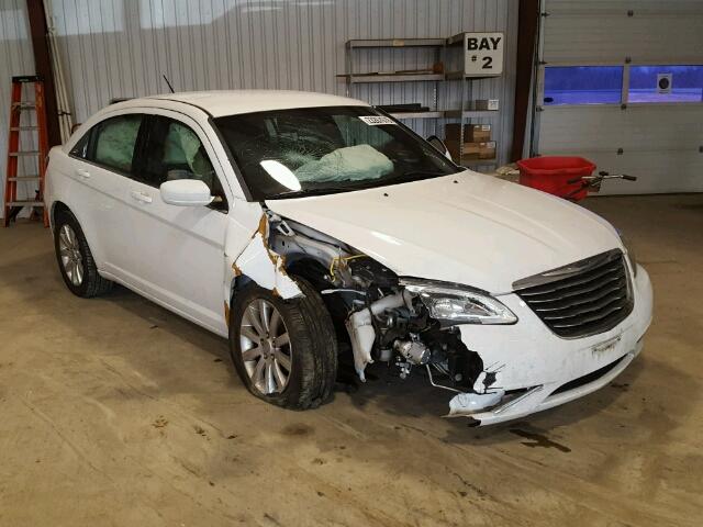 1C3CCBBB2DN763889 - 2013 CHRYSLER 200 TOURIN WHITE photo 1