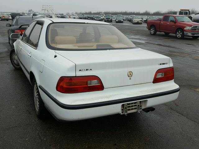 JH4KA7669NC016969 - 1992 ACURA LEGEND L WHITE photo 3