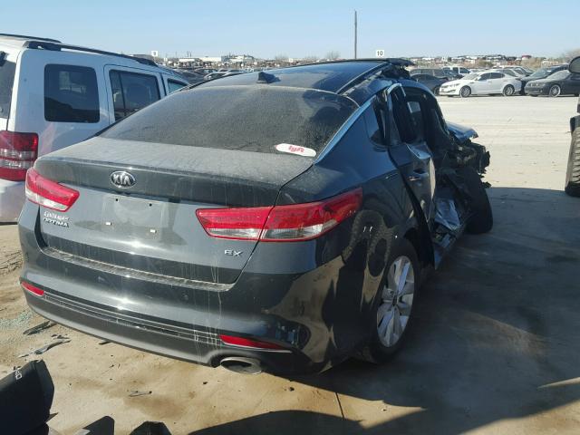 5XXGU4L33GG087966 - 2016 KIA OPTIMA EX BLACK photo 4