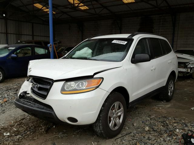 5NMSG13D89H304649 - 2009 HYUNDAI SANTA FE G WHITE photo 2