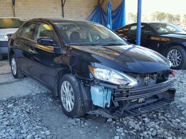 3N1AB7AP8HY216380 - 2017 NISSAN SENTRA S BLACK photo 1