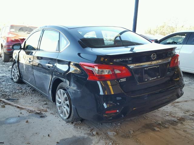 3N1AB7AP8HY216380 - 2017 NISSAN SENTRA S BLACK photo 3