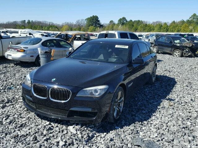 WBAKB8C50CDX20854 - 2012 BMW 750LI BLACK photo 2