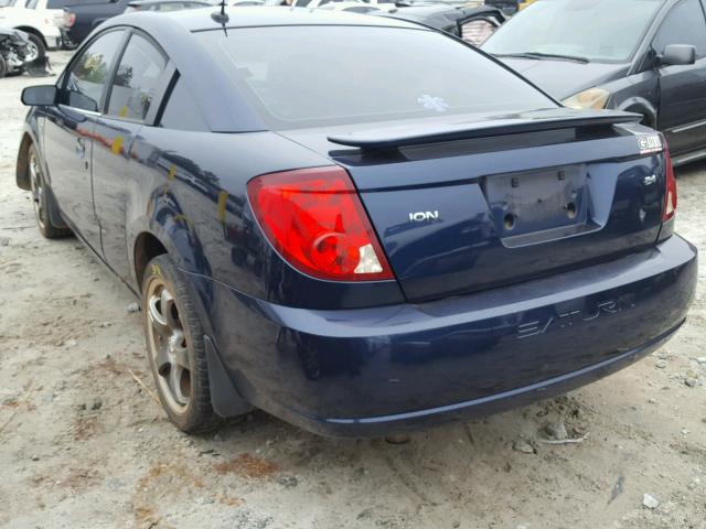 1G8AW18B67Z154632 - 2007 SATURN ION LEVEL ლურჯი ფოტო 3