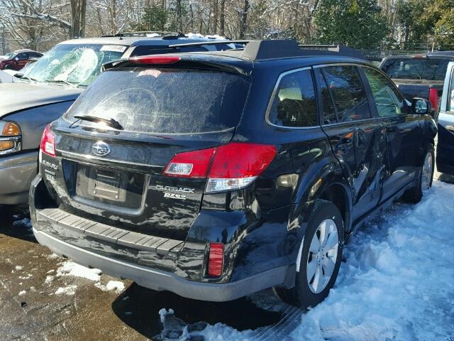 4S4BRBKC2A3366796 - 2010 SUBARU OUTBACK 2. BLACK photo 4