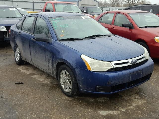 1FAHP35N79W171803 - 2009 FORD FOCUS SE BLUE photo 1