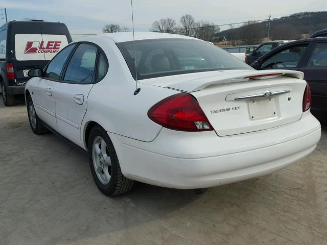 1FAFP55S03A108801 - 2003 FORD TAURUS SES WHITE photo 3